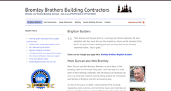 Desktop Screenshot of bromleybrothers.co.uk